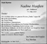 eine Anzeige